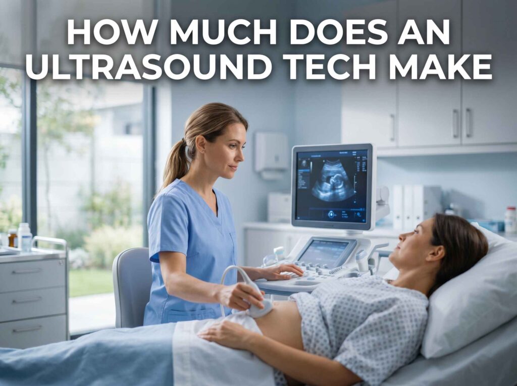 how much does an ultrasound tech make