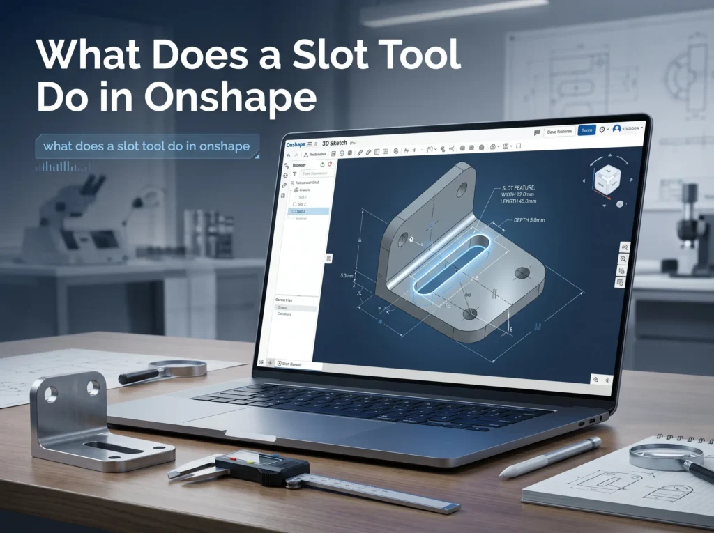 what does a slot tool do in onshape