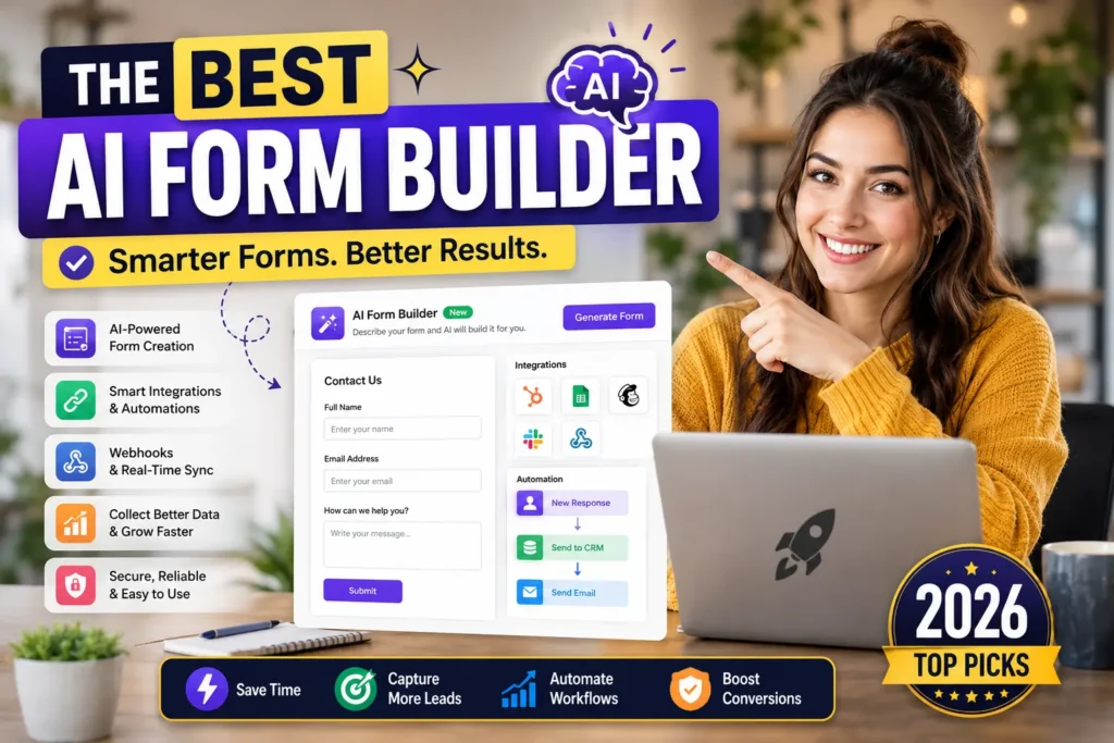 Best AI Form Builder 2026 for Smart Online Forms and Leads best ai form builder
