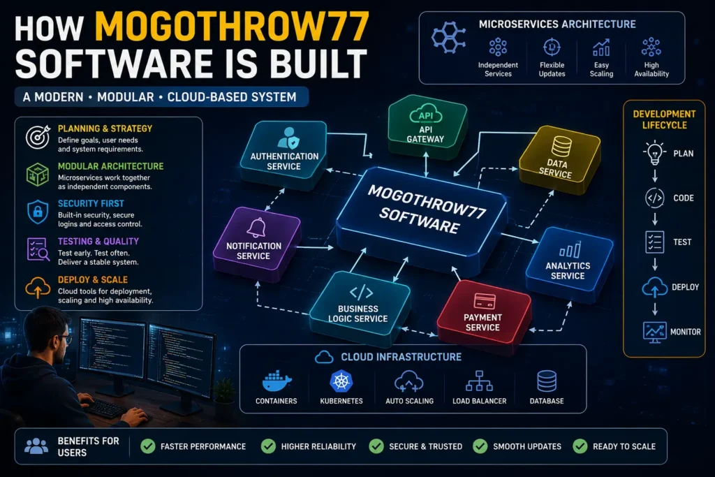 how mogothrow77 software is built