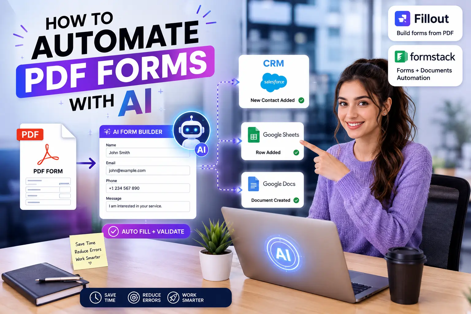 How to Automate PDF Forms with AI
