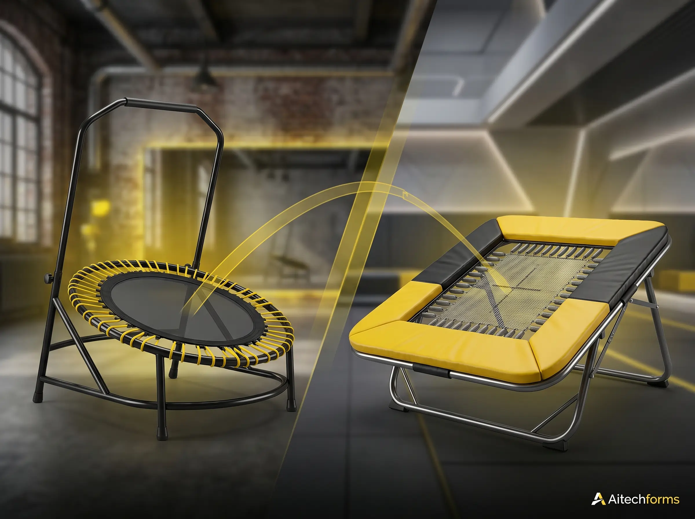 what is double mini trampoline