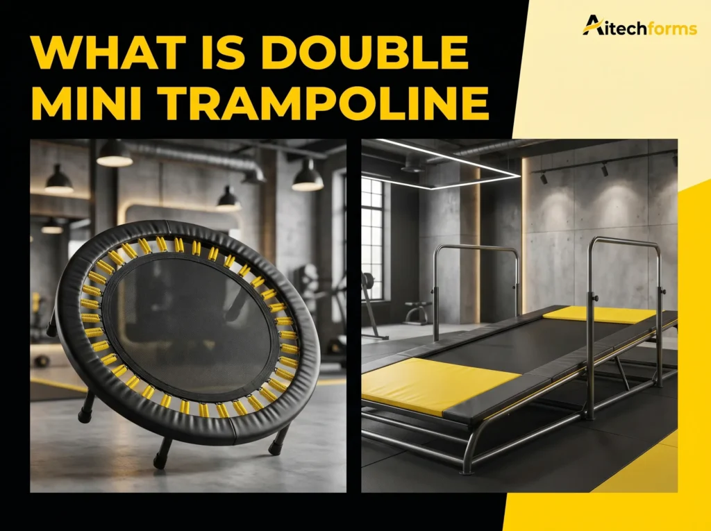 what is double mini trampoline