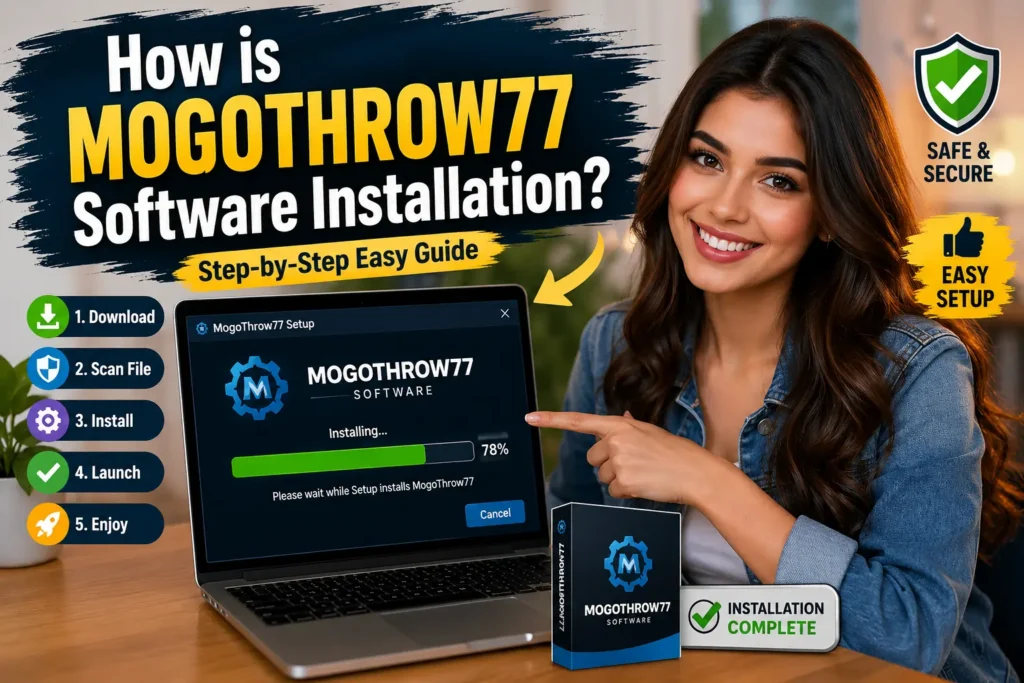 how is mogothrow77 software installation